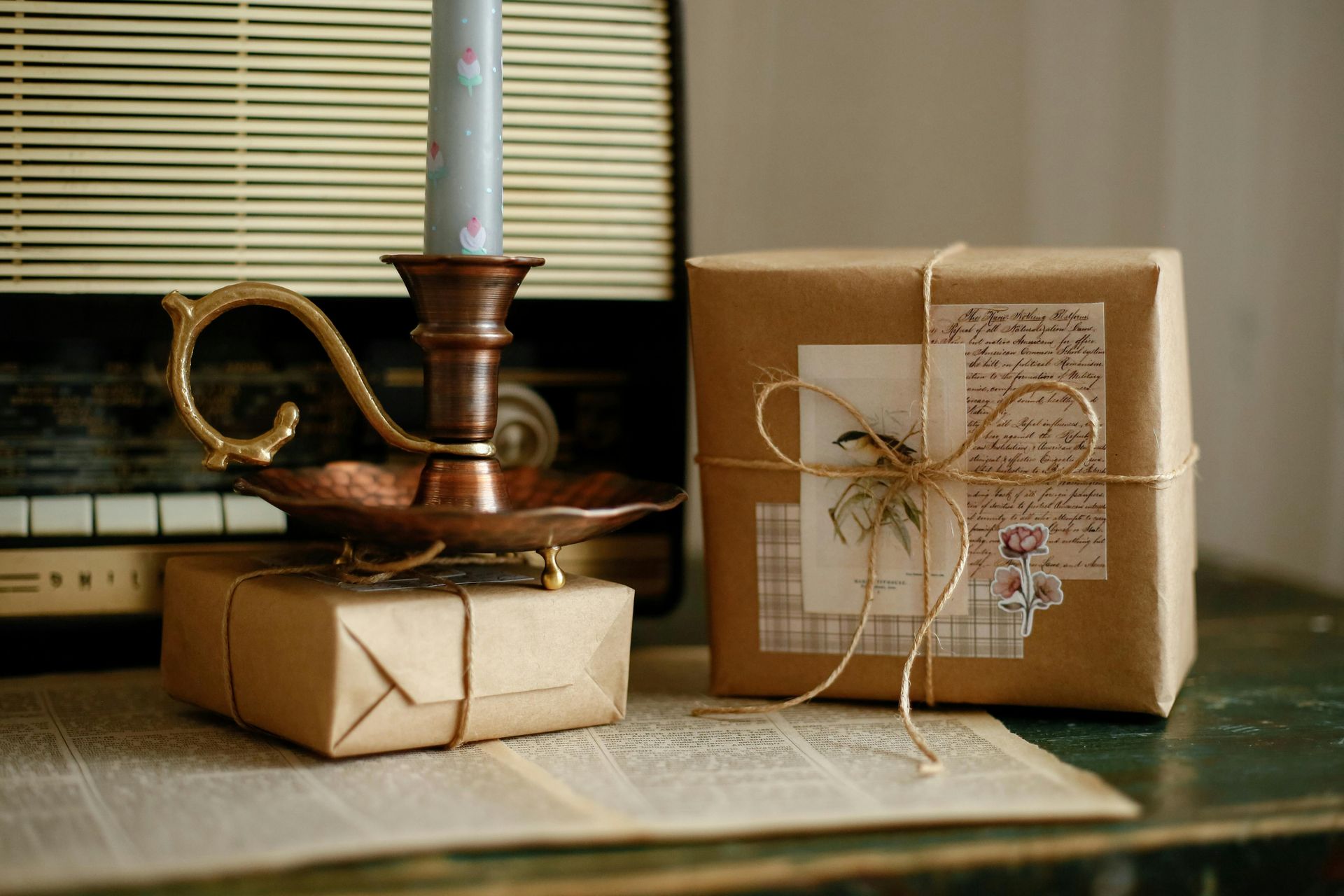 Offrir un cadeau vintage
